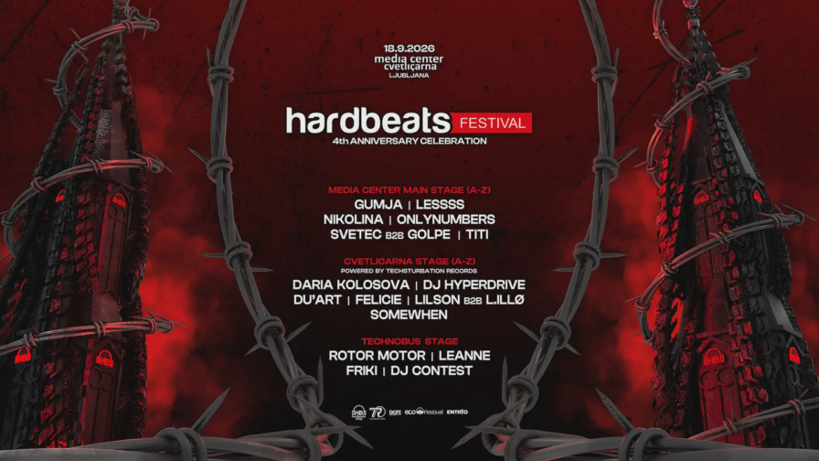 HardBeats Festival 2026 @ Cvetličarna / Media Centre (Ljubljana)