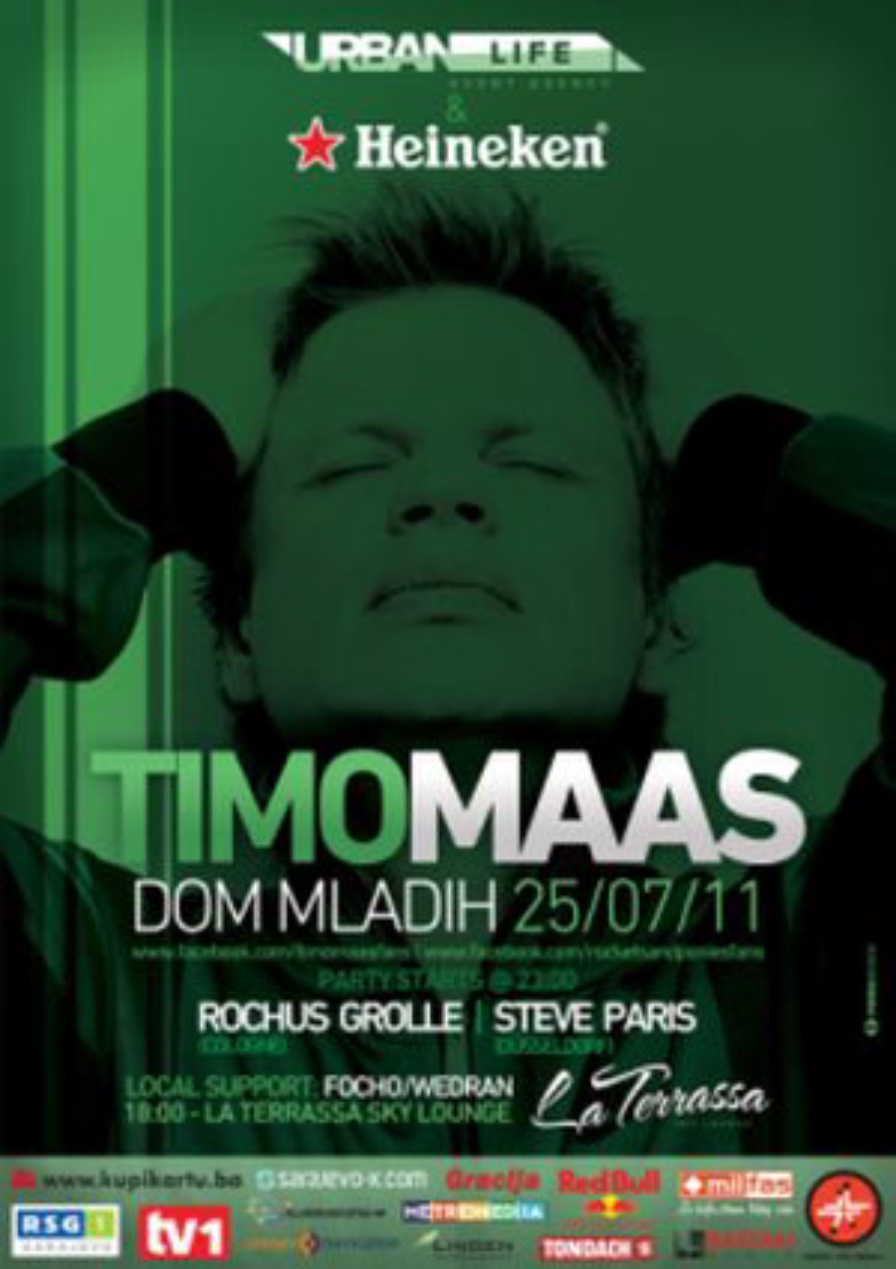Timo Maas @ Dom mladih (Sarajevo)