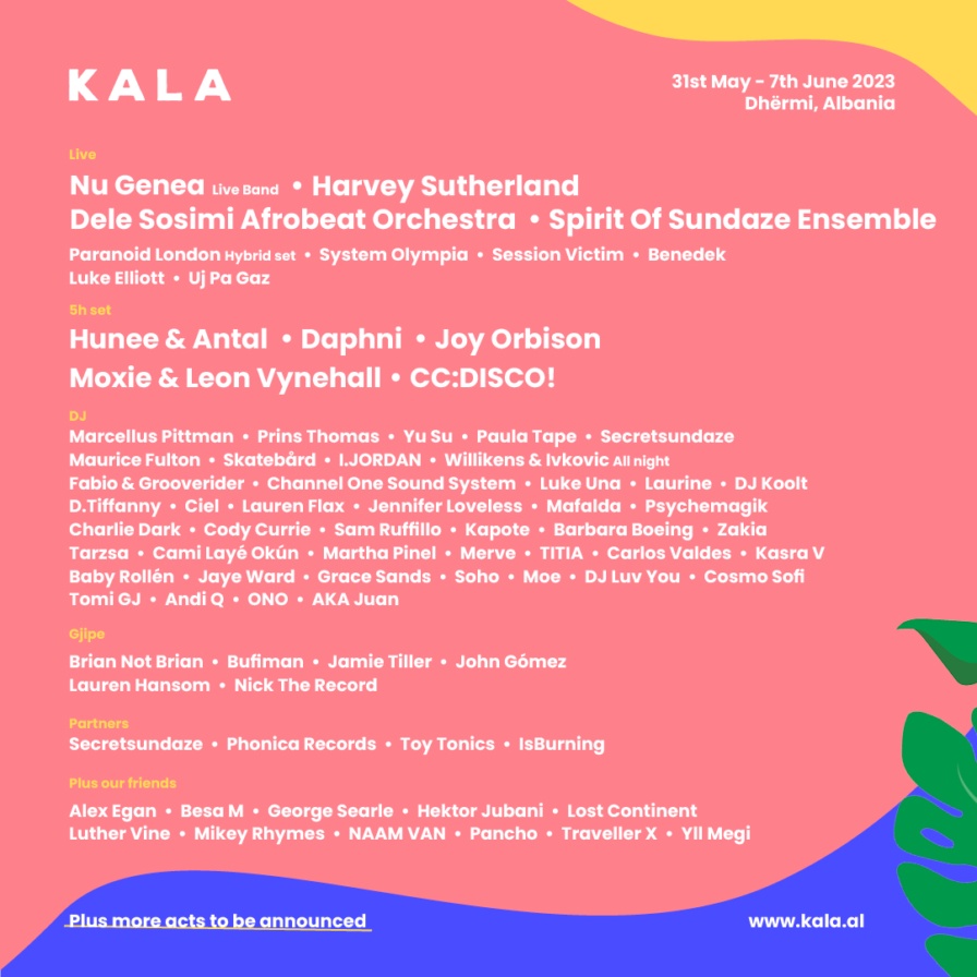 Kala Festival 2023 @ Dhërmi Beach (Dhërmi)