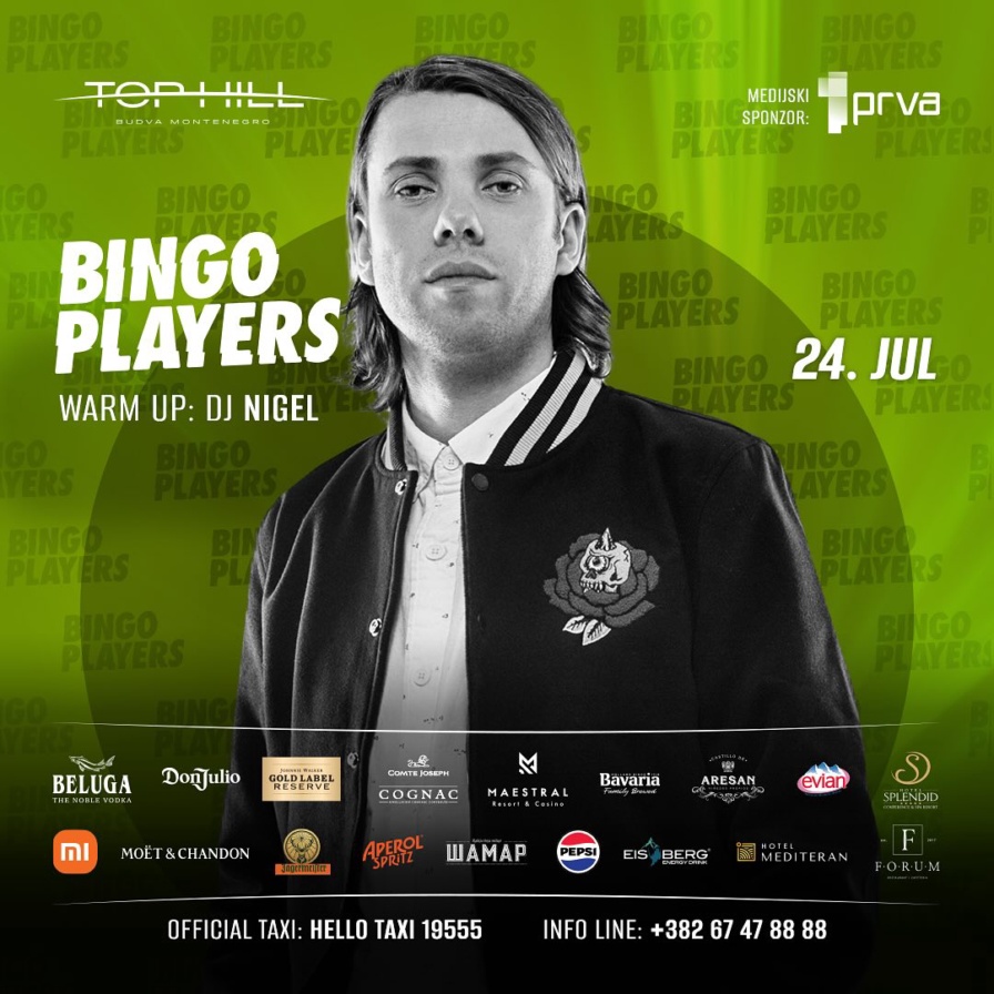 Bingo Players @ Top Hill (Budva)