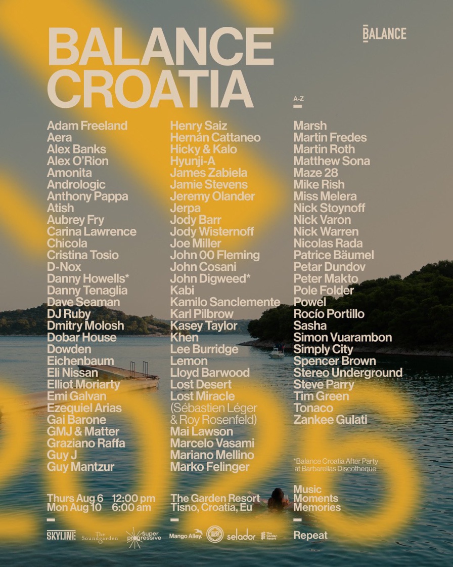 Balance Croatia 2026 @ The Garden Resort (Tisno)
