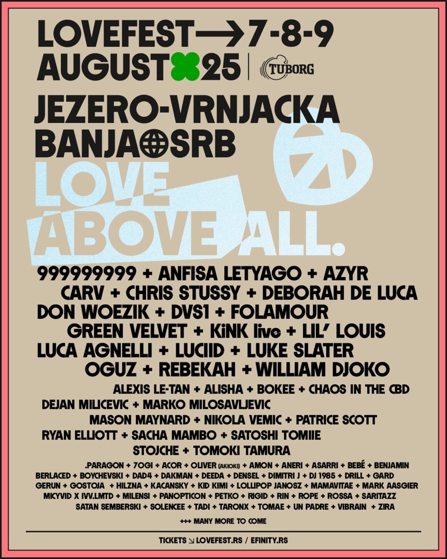 Lovefest 2025 @ Park Jezero (Vrnjačka Banja)