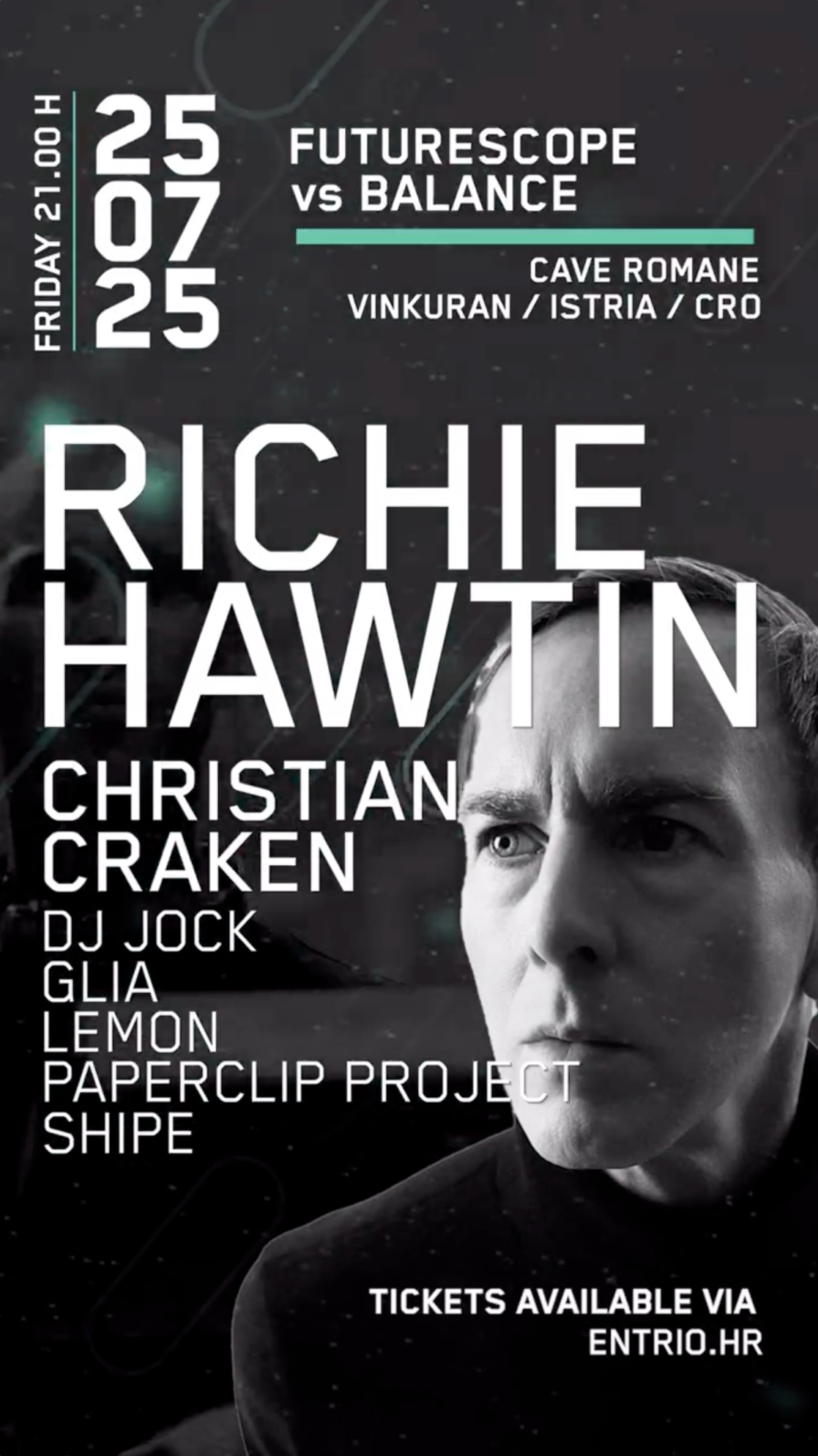 Richie Hawtin @ Cave Romane (Pula)