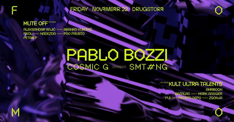 Pablo Bozzi @ Drugstore (Belgrade)