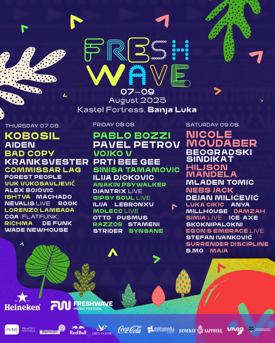 Fresh Wave Festival 2025 @ Kastel Fortress (Banja Luka)