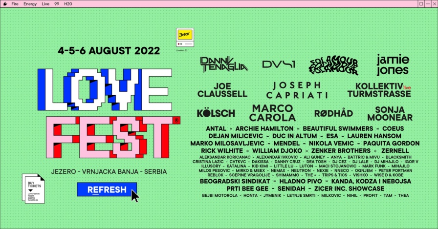 Lovefest 2022 @ Park Jezero (Vrnjačka Banja)