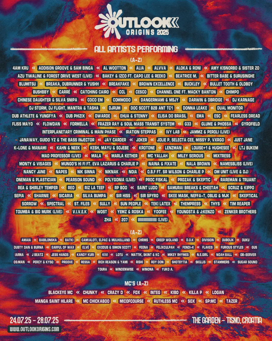 Outlook Origins 2025 @ The Garden Resort (Tisno)