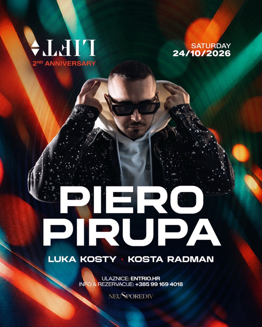 Piero Pirupa @ Lift Club (Zagreb)