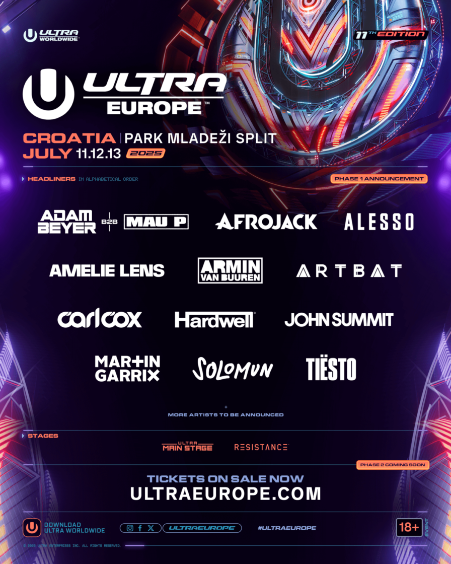 Ultra Europe 2025 @ Park mladeži (Split)