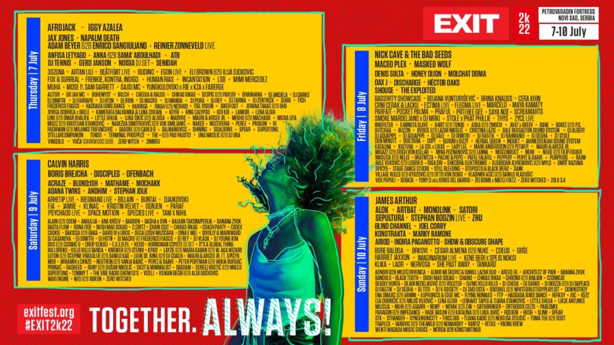 EXIT Festival 2022 @ Petrovaradin Fortress (Novi Sad)