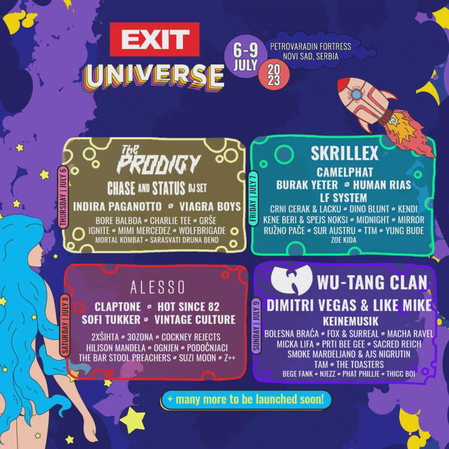 EXIT Festival 2023 @ Petrovaradin Fortress (Novi Sad)
