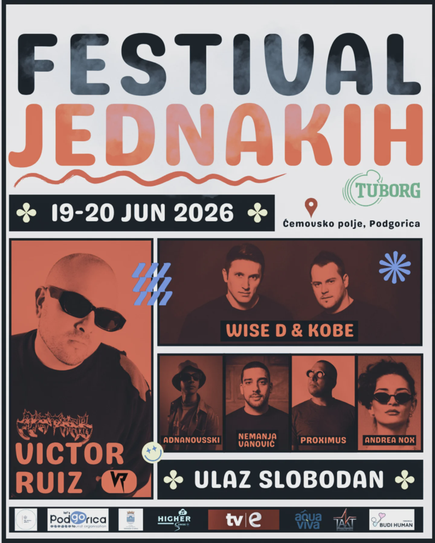 Festival Jednakih 2026 @ Ćemovsko Polje (Podgorica)