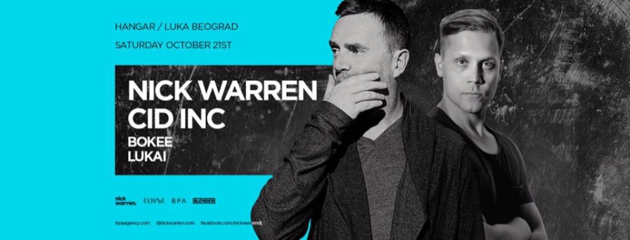 Nick Warren @ Hangar (Belgrade)