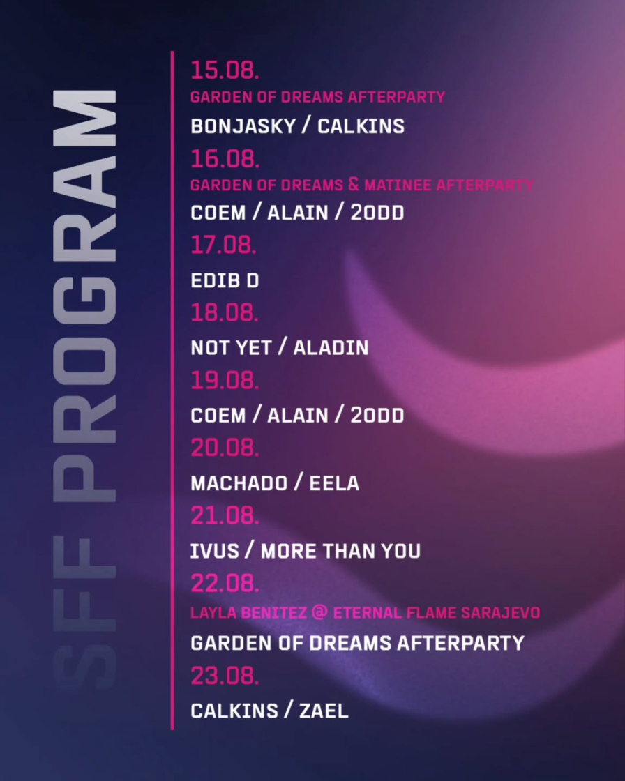 SFF Programme @ Silver & Smoke (Sarajevo)