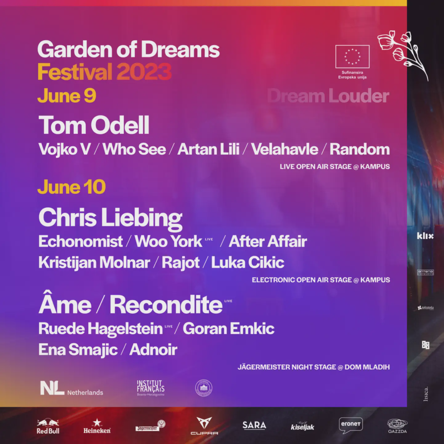 Garden of Dreams Festival 2023 @ Kampus / Dom mladih (Sarajevo)