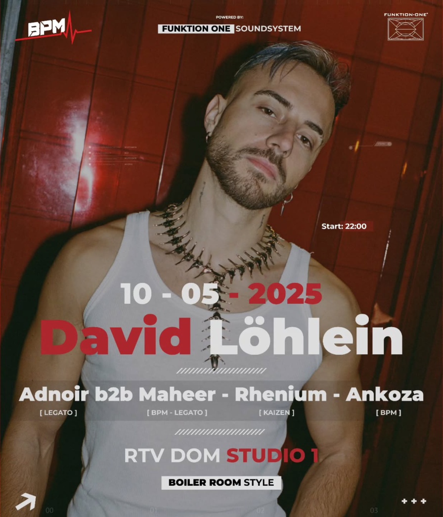David Löhlein @ Studio 1 (RTV Dom) (Sarajevo)