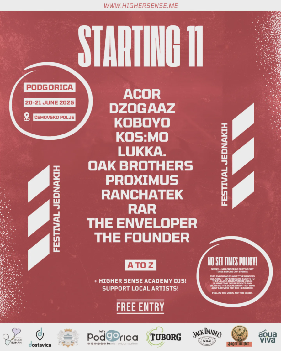 Festival Jednakih 2025 @ Ćemovsko Polje (Podgorica)