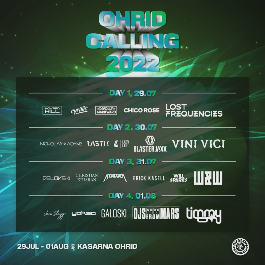 Ohrid Calling 2022 @ Ohrid Barracks (Ohrid)