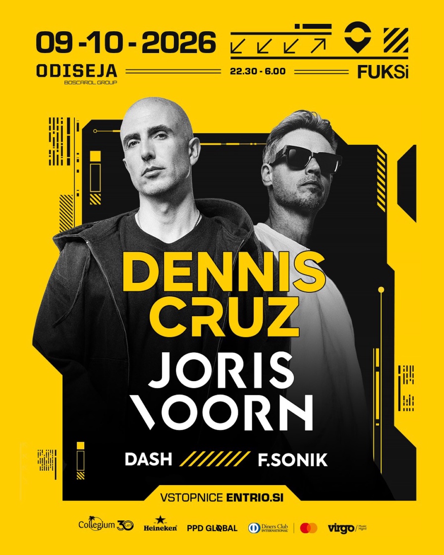 Dennis Cruz, Joris Voorn @ Odiseja (Ljubljana)