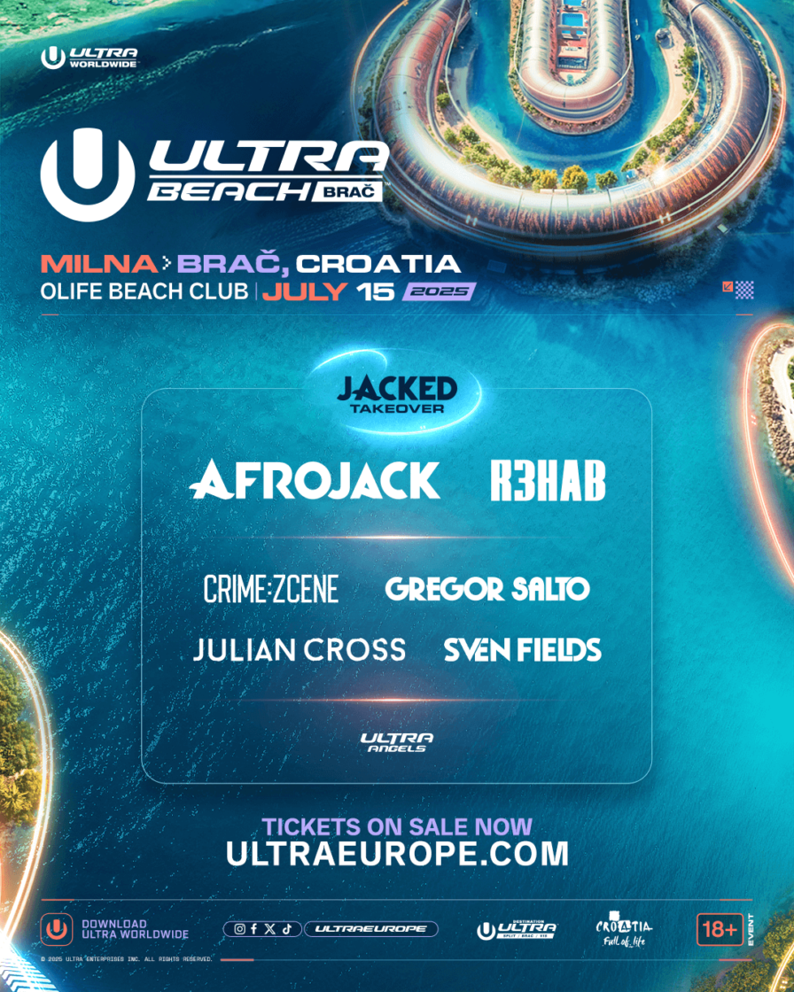 Afrojack, R3HAB @ Olife Beach Bar (Brač Island)
