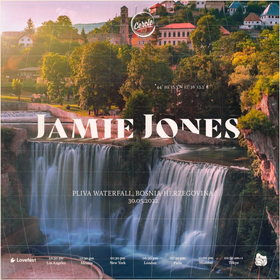 Jamie Jones @ Pliva Waterfall (Jajce)