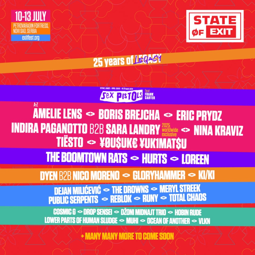 EXIT Festival 2025 @ Petrovaradin Fortress (Novi Sad)