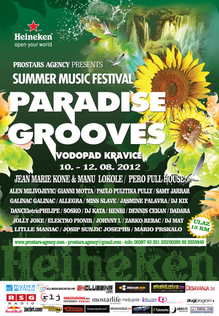 Paradise Grooves Festival 2012 @ Kravica Waterfall (Ljubuški)