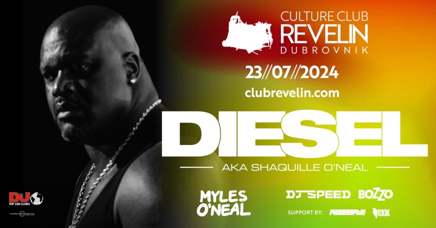 Diesel (AKA Shaquille O'Neal) @ Club Revelin (Dubrovnik)