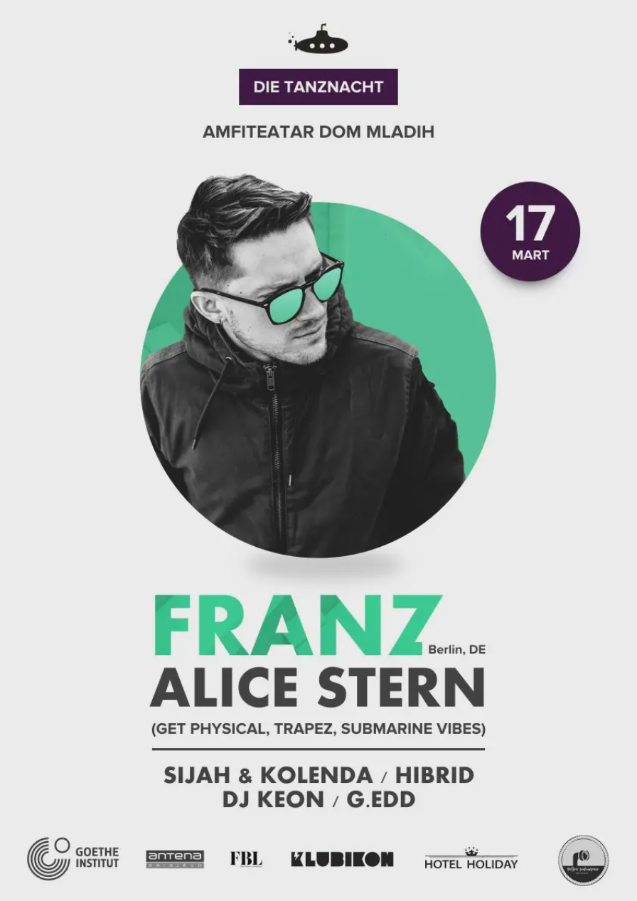 Franz Alice Stern @ Dom mladih (Sarajevo)
