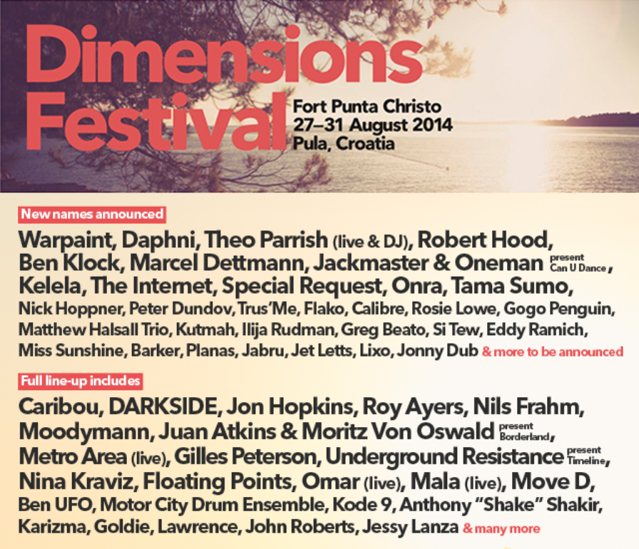 Dimensions 2014 @ Fort Punta Christo (Pula)