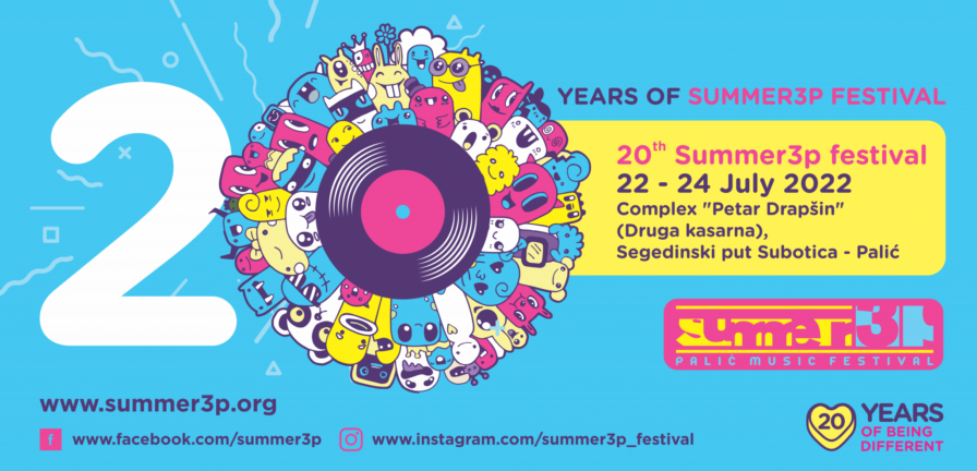 Summer3p Festival 2022 @ Complex Petar Drapšin (Subotica) 