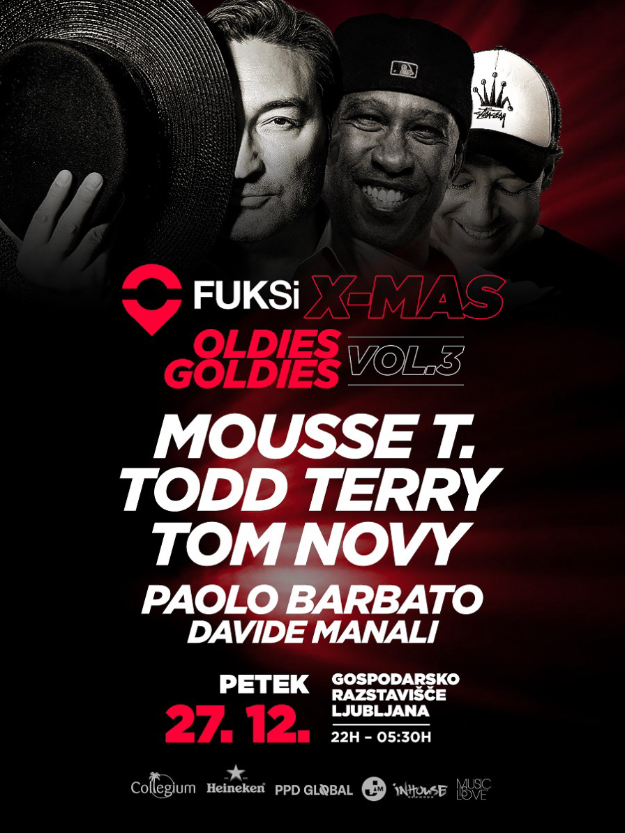 Mousse T., Todd Terry, Tom Novy @ Gospodarsko razstavišče (Ljubljana)
