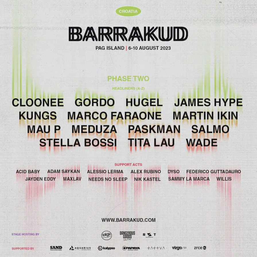 Barrakud Croatia 2023 @ Zrće Beach (Novalja)