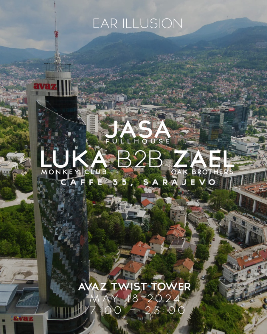 Ear Illusion @ Avaz Tower (Sarajevo)