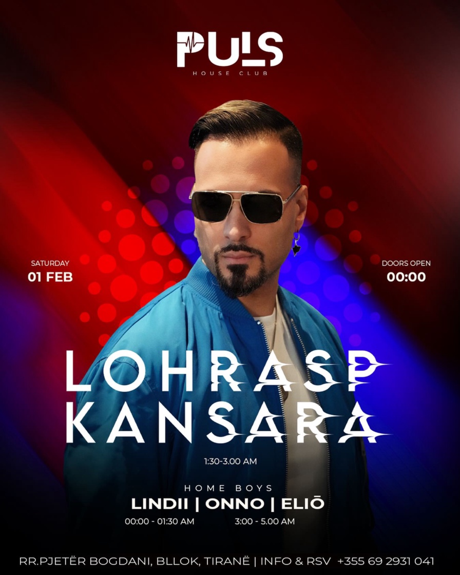 Lohrasp Kansara @ Puls House Club (Tirana)