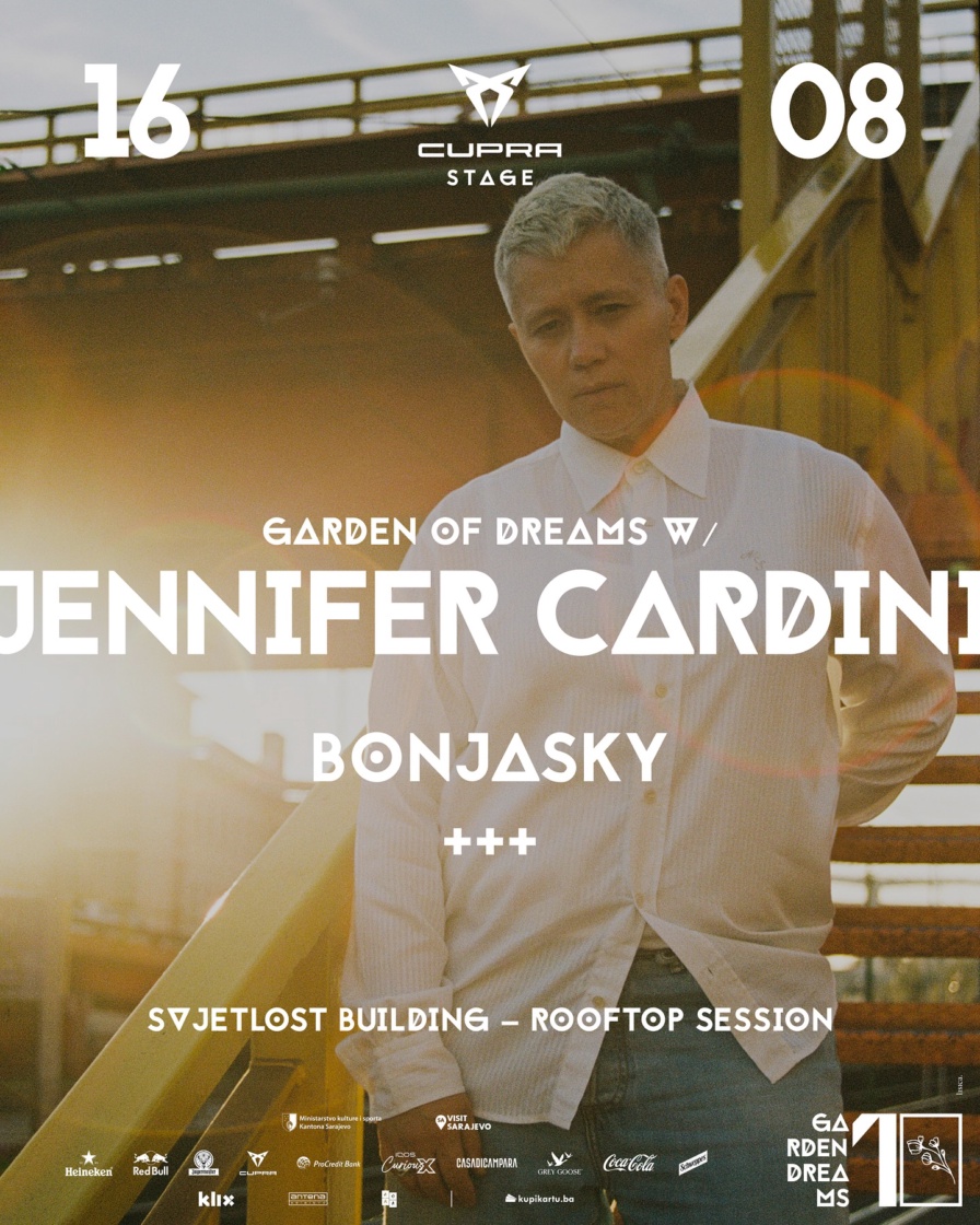 Jennifer Cardini @ Svjetlost Rooftop (Sarajevo)