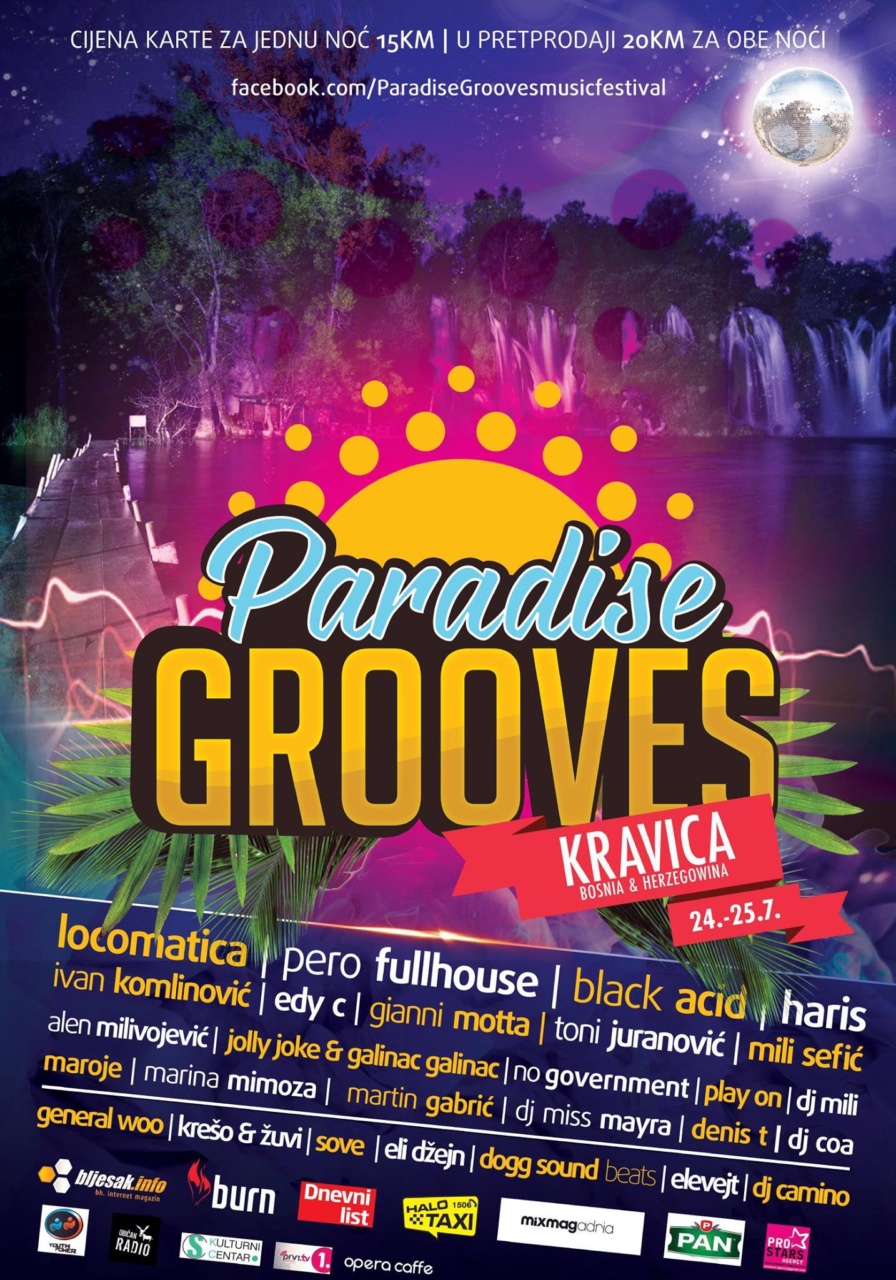 Paradise Grooves Festival 2015 @ Kravica Waterfall (Ljubuški)