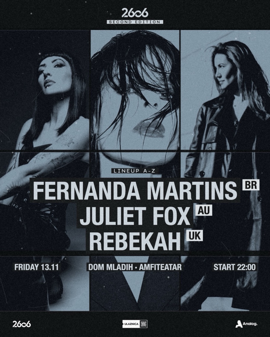 Fernanda Martins, Juliet Fox, Rebekah @ Dom mladih (Sarajevo)