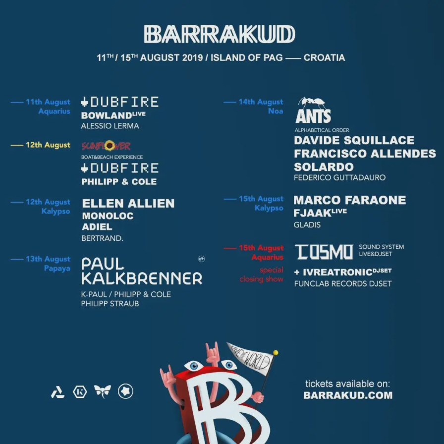 Barrakud Croatia 2019 @ Zrće Beach (Novalja)