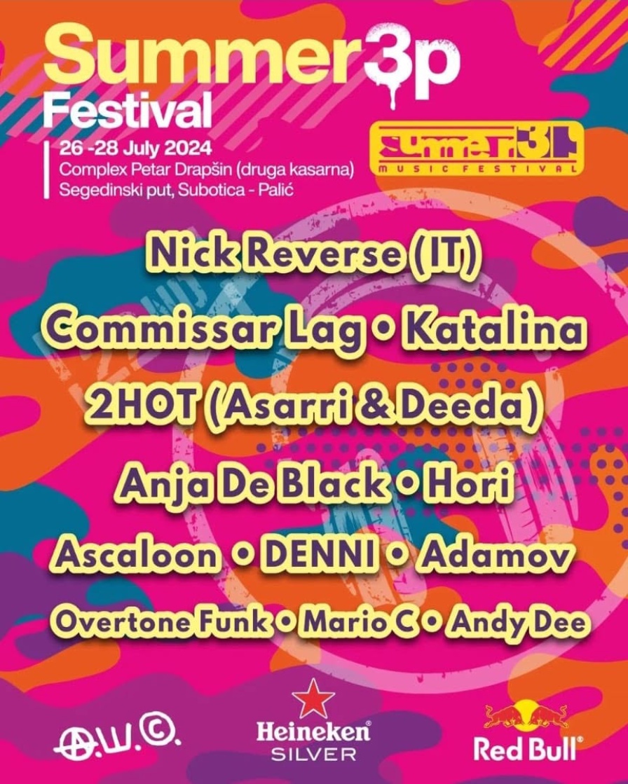 Summer3p Festival 2024 @ Complex Petar Drapšin (Subotica) 