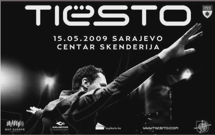 Tiësto @ Mirza Delibašić Arena (Sarajevo)