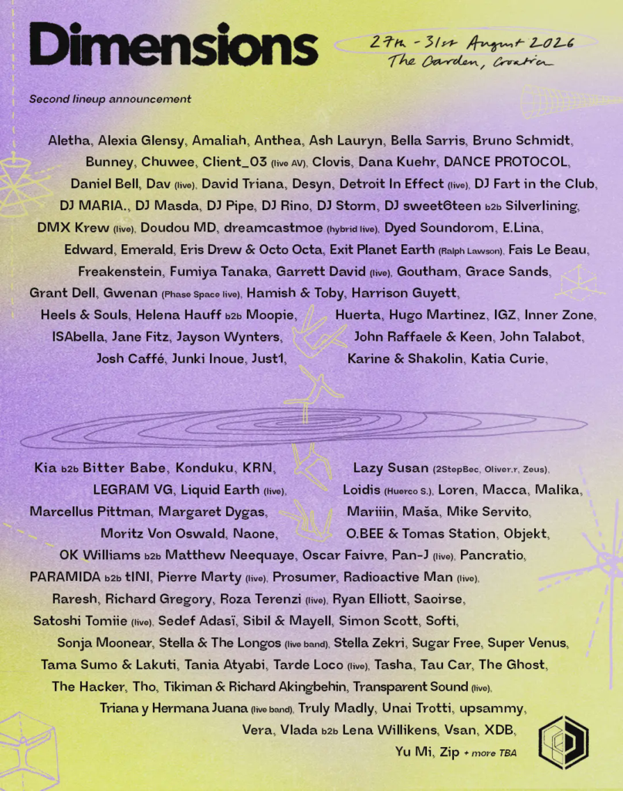 Dimensions 2026 @ The Garden Resort (Tisno)
