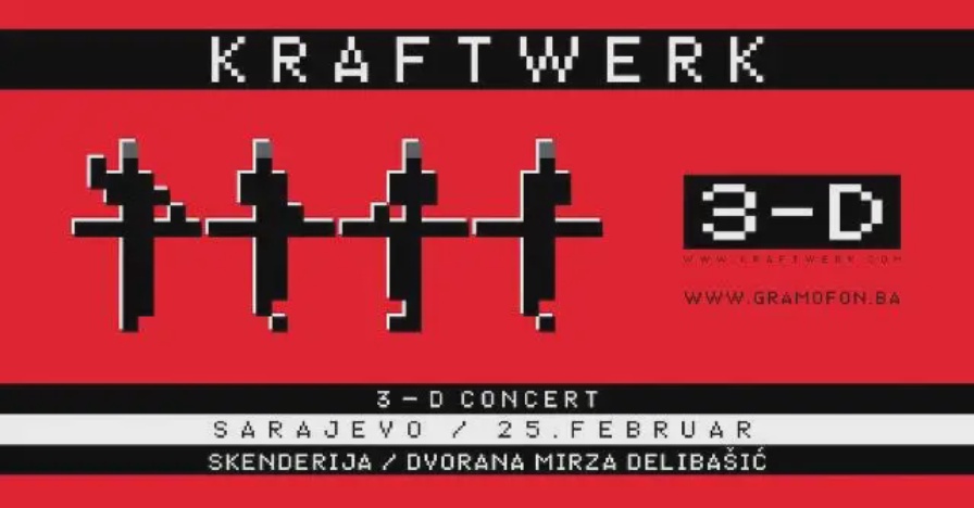 Kraftwerk @ Mirza Delibašić Arena (Sarajevo)