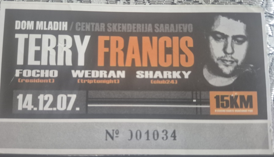 Terry Francis @ Dom mladih (Sarajevo)