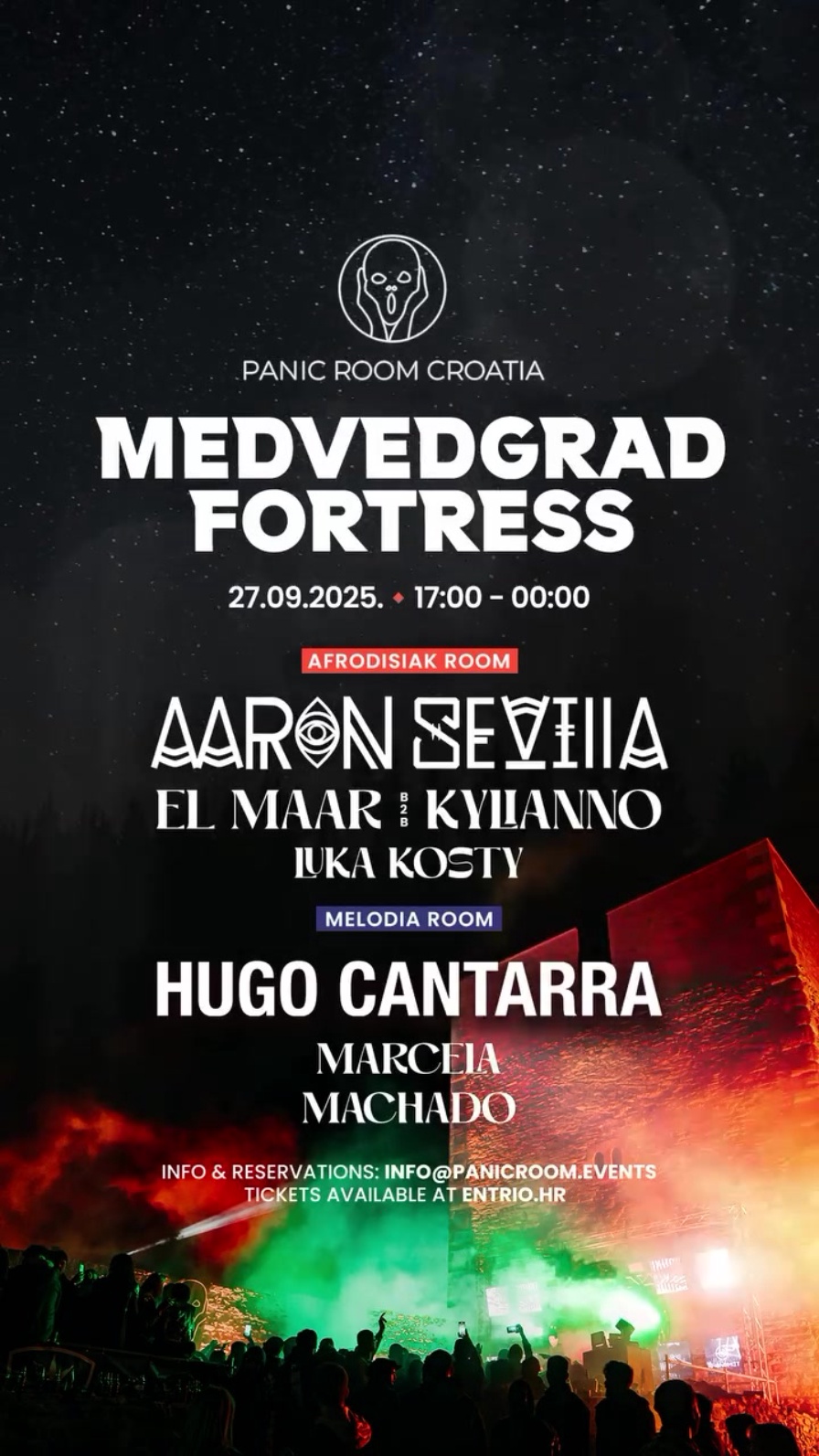 Aaron Sevilla, Hugo Cantarra @ Medvedgrad Fortress (Zagreb)