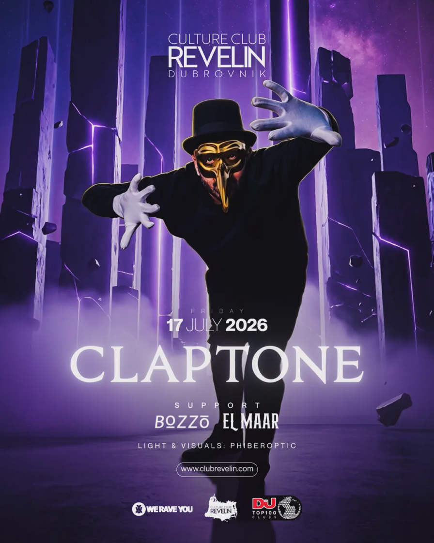 Claptone @ Culture Club Revelin (Dubrovnik)