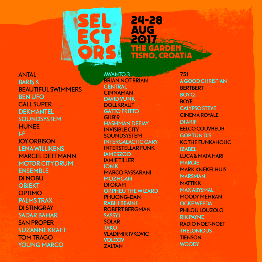 Dekmantel Selectors 2017 @ The Garden Resort (Tisno)