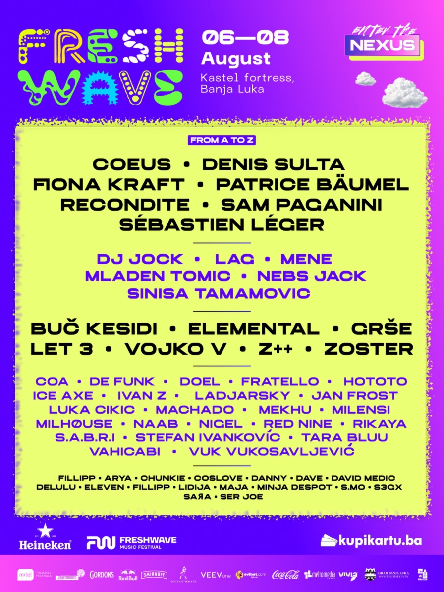Fresh Wave Festival 2026 @ Kastel Fortress (Banja Luka)