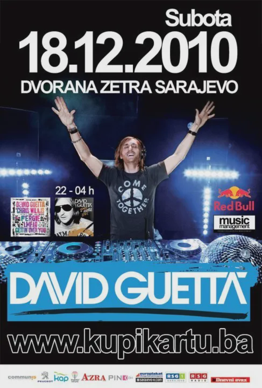 David Guetta @ Zetra (Sarajevo)