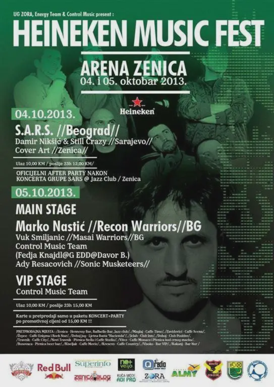 Heineken Music Fest @ Arena Zenica (Zenica)